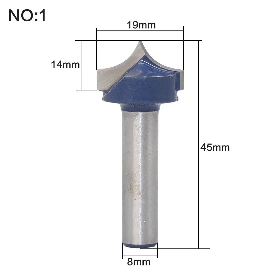 1 шт. фреза с V образным пазом 8 дюймов 90 градусов 1/2x13 мм|groove router bit|v groove bitrouter bit |