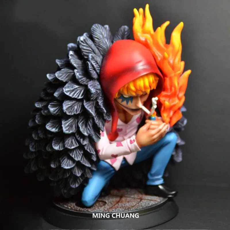 

ONE PIECE Statue Seven Warlords Of The Sea Bust Donquixote Doflamingo SD Full-Length Portrait GK Action Figure Toy BOX J539