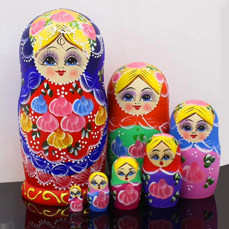 Деревянная кукла-матрешка, набор из 7 слоев, гнездовые куклы, Матрешка, безумие, русская кукла, деревянные куклы-пожелания, игрушка
Деревянная кукла-матрешка, набор из 7 слоев, гнездовые куклы, Матрешка, безумие, русская кукла, деревянные куклы-пожелания, игрушка