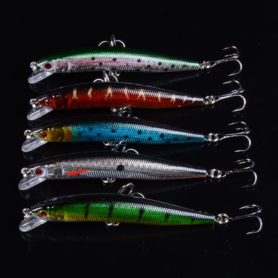 5pcs/lot Lifelike Minnow Fishing Bait 10cm 8.5g Swimbait Floating Wobblers Lure Popper Fishing Lure Pesca With 3D Eyes
5pcs/lot Lifelike Minnow Fishing Bait 10cm 8.5g Swimbait Floating Wobblers Lure Popper Fishing Lure Pesca With 3D Eyes