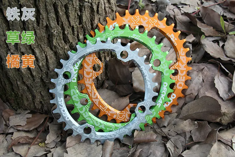 Кольцо цепи велосипеда Узкие Широкие зубья NW 104BCD Овальный Круглый chainwheel MTB bike single