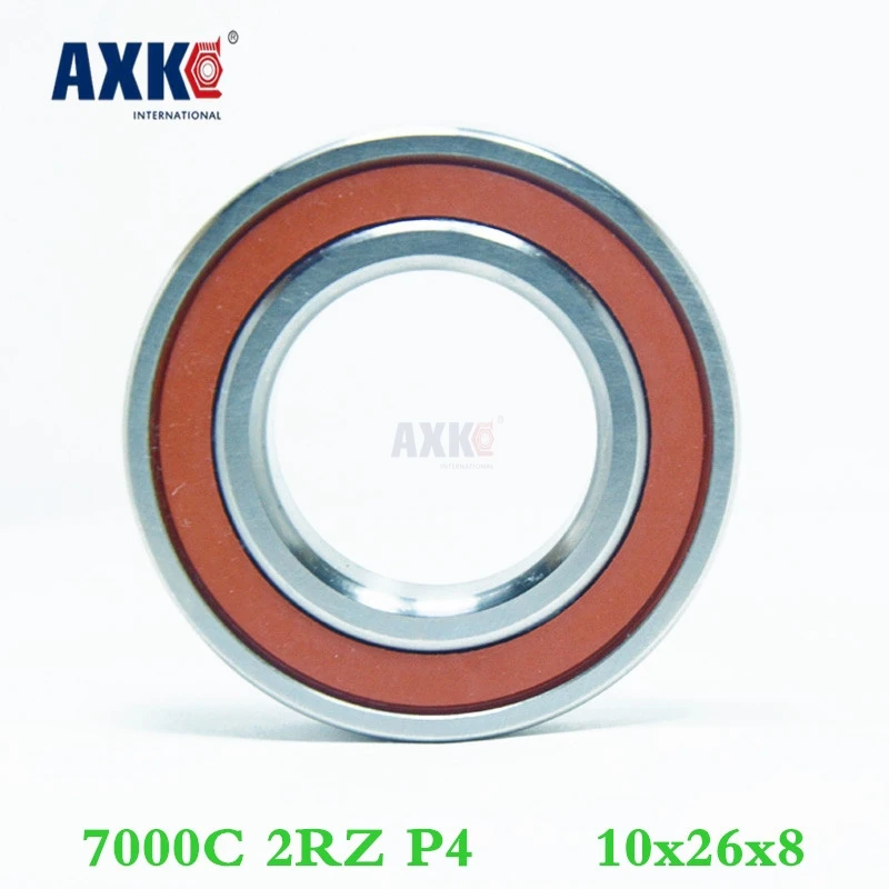 Axk 1pcs 7000 7000c 2rz P4 10x26x8 Sealed Angular Contact Bearings Speed Spindle Bearings Cnc Abec-7
Axk 1pcs 7000 7000c 2rz P4 10x26x8 Sealed Angular Contact Bearings Speed Spindle Bearings Cnc Abec-7