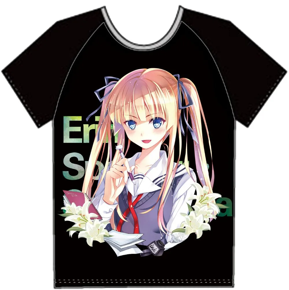 Японская футболка Saekano как вырастить скучной девушки эрири кавайная летняя стильная аниме футболка мужская повседневная футболка с коротким рукавом топы
Японская футболка Saekano как вырастить скучной девушки эрири кавайная летняя стильная аниме футболка мужская повседневная футболка с коротким рукавом топы