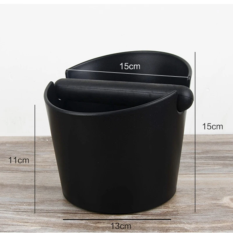 15x13x11cm Black Coffee Tamper Knock Box Deep Bent Design Coffee Slag isn't Splash Manual Coffee Grinder Coffee Accessories
15x13x11cm Black Coffee Tamper Knock Box Deep Bent Design Coffee Slag isn't Splash Manual Coffee Grinder Coffee Accessories