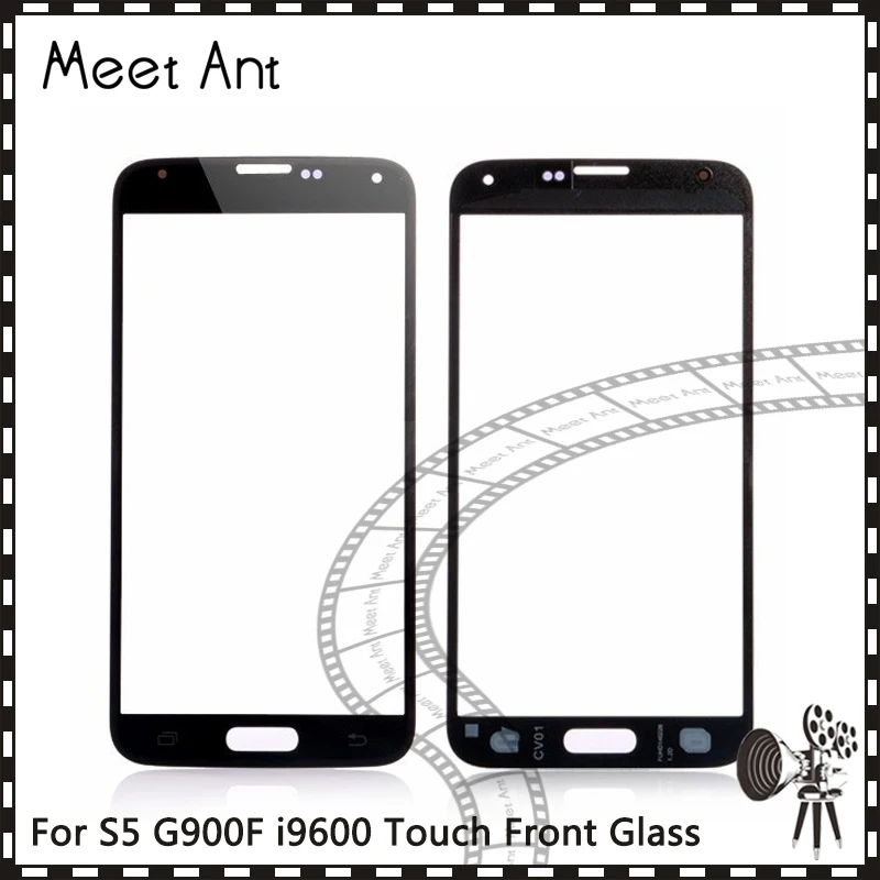 10 шт./лот для Samsung Galaxy S5 I9600 G900 G900F G900H G900I и Mini G800 G800F передняя внешняя стеклянная