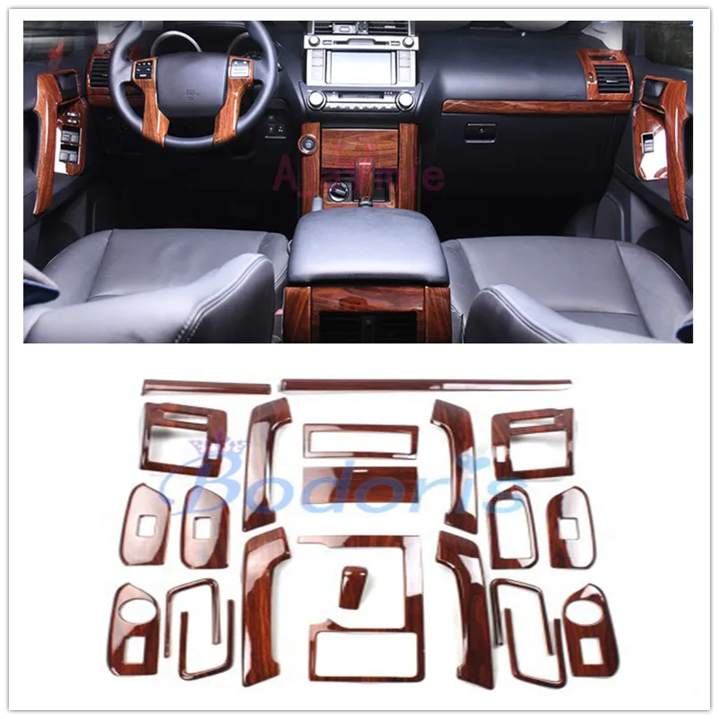 30pcs For Toyota Land Cruiser 150 Prado LC150 FJ150 2010-2017 Interior Wooden Color Trim Panel Overlay Car Styling Accessories
30pcs For Toyota Land Cruiser 150 Prado LC150 FJ150 2010-2017 Interior Wooden Color Trim Panel Overlay Car Styling Accessories