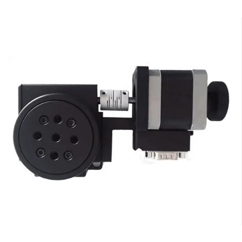 PT-GD203 high-precision electric rotary table, reducer splitter, size 60mm, transmission ratio 90:1 bearing 30kg
PT-GD203 high-precision electric rotary table, reducer splitter, size 60mm, transmission ratio 90:1 bearing 30kg