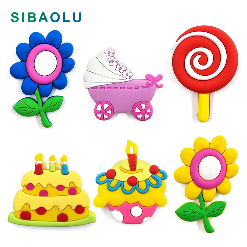 Flower Baby Cart Cake silicone fridge magnet whiteboard cartoon Food sticker Refrigerator Magnets Message post Home Decoration
Flower Baby Cart Cake silicone fridge magnet whiteboard cartoon Food sticker Refrigerator Magnets Message post Home Decoration