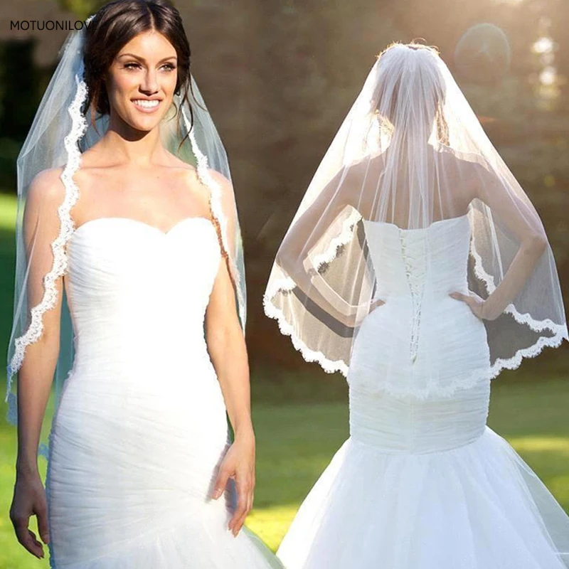 Short Tulle Bridal Veils With Lace Edge One Layer Elbow Length Womens Wedding Veils Voile Mariage Bridal Accessories 2019 VE010
Short Tulle Bridal Veils With Lace Edge One Layer Elbow Length Womens Wedding Veils Voile Mariage Bridal Accessories 2019 VE010