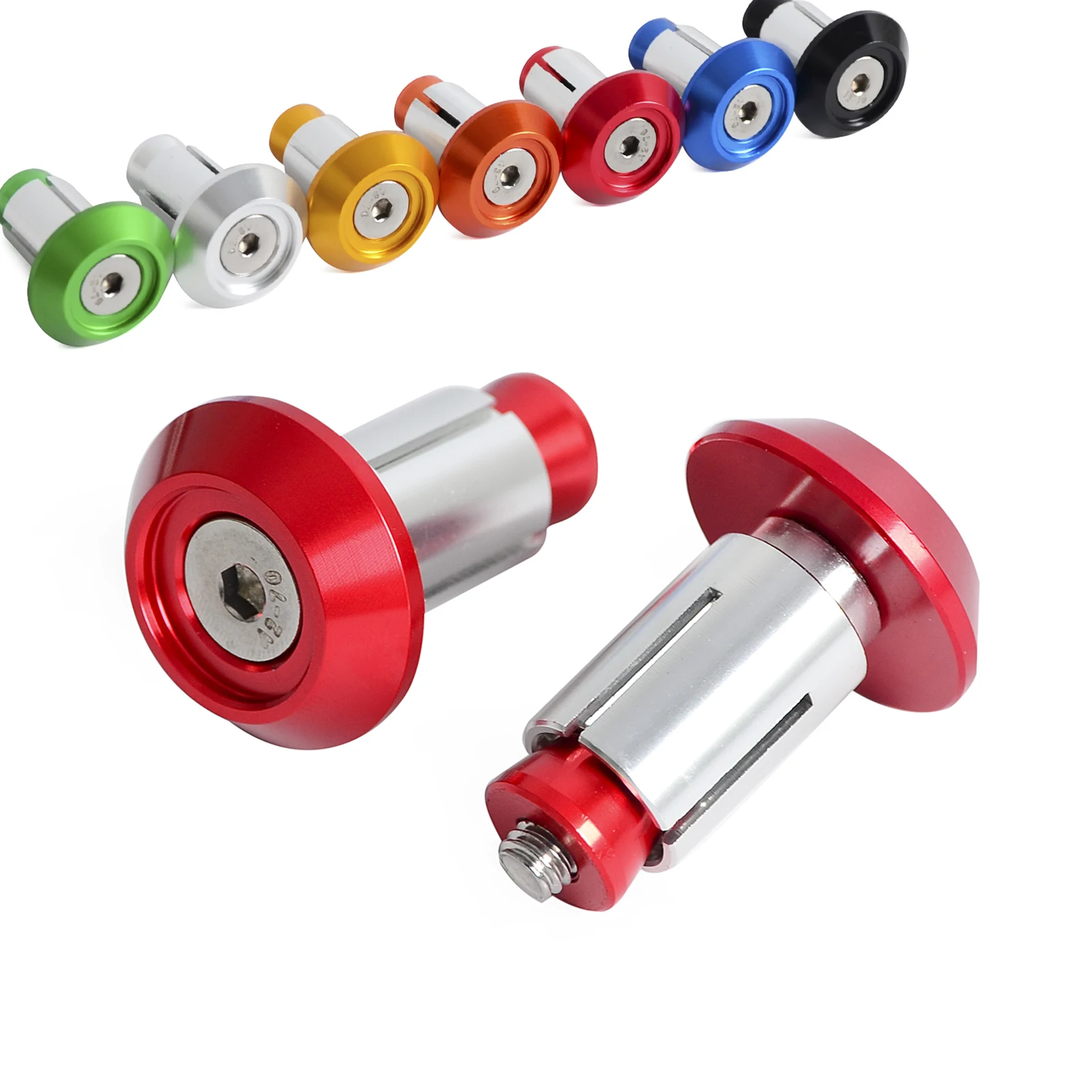 Anodized CNC Handlebar End Plugs for Honda CR CRF XR XL TRX 125 150 230 250 450 650 Motocross Enduro Adventures ATVs Scooters
Anodized CNC Handlebar End Plugs for Honda CR CRF XR XL TRX 125 150 230 250 450 650 Motocross Enduro Adventures ATVs Scooters