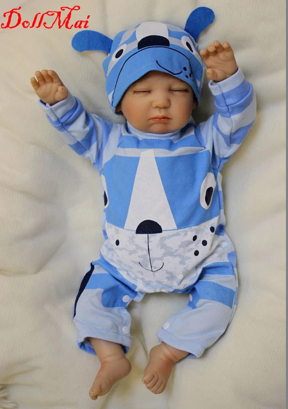 Кукла-реборн DollMai, 20 дюймов, 50 см, с изображением лисы 
Кукла-реборн DollMai, 20 дюймов, 50 см, с изображением лисы