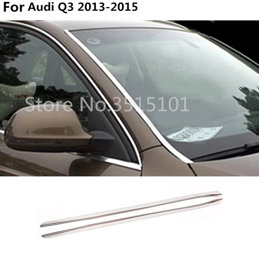 Car Side Cover Stick Stainless Steel Front Head Glass Window Windshield Column Frame Trim 2pcs For Audi Q3 2013 2014 2015
Car Side Cover Stick Stainless Steel Front Head Glass Window Windshield Column Frame Trim 2pcs For Audi Q3 2013 2014 2015