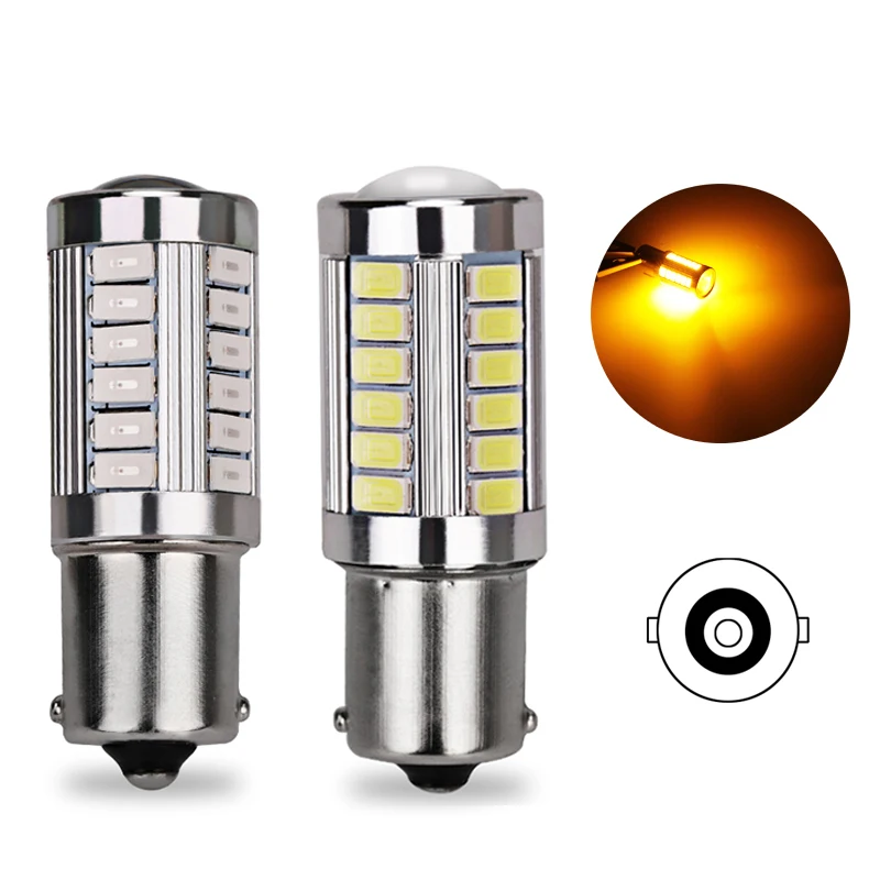 1pcs P21W LED1156 BA15S LED Bulbs Car Lights DRL Turn Signal Reverse Tail Brake Light 5630 33LEDs 12V Automobiles Lamp
1pcs P21W LED1156 BA15S LED Bulbs Car Lights DRL Turn Signal Reverse Tail Brake Light 5630 33LEDs 12V Automobiles Lamp