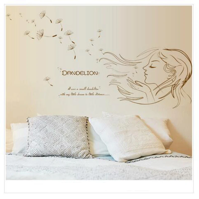Removed Dandelion Girl wall stickers For girl’s Bedroom Living Room Decorative Home Decals Furnishing Decorative Mural
Removed Dandelion Girl wall stickers For girl’s Bedroom Living Room Decorative Home Decals Furnishing Decorative Mural