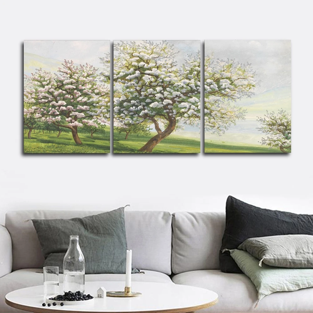 Laeacco 3 Panel Spring Flower Tree Abstract Canvas Paintings Wall Art Posters and Prints Home Living Room Decoration Home Decor
Laeacco 3 Panel Spring Flower Tree Abstract Canvas Paintings Wall Art Posters and Prints Home Living Room Decoration Home Decor