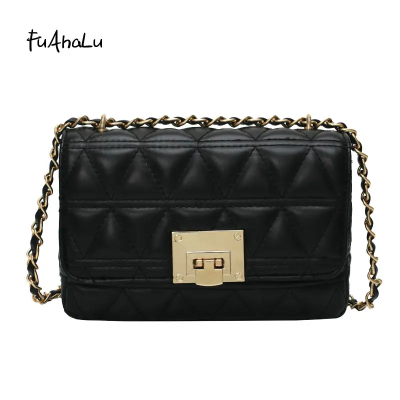 FuAhaLu High quality new women's bag fashion Messenger bag diamond lattice chain shoulder bag lock nice crossbody bags
FuAhaLu High quality new women's bag fashion Messenger bag diamond lattice chain shoulder bag lock nice crossbody bags