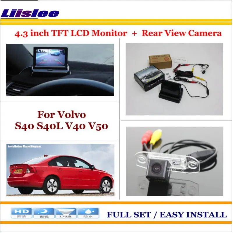 Auto Camera For Volvo S40 S40L V40 V50 Car Reverse Backup Rear Camera + 4.3" TFT LCD Screen Monitor Parking System
Auto Camera For Volvo S40 S40L V40 V50 Car Reverse Backup Rear Camera + 4.3" TFT LCD Screen Monitor Parking System