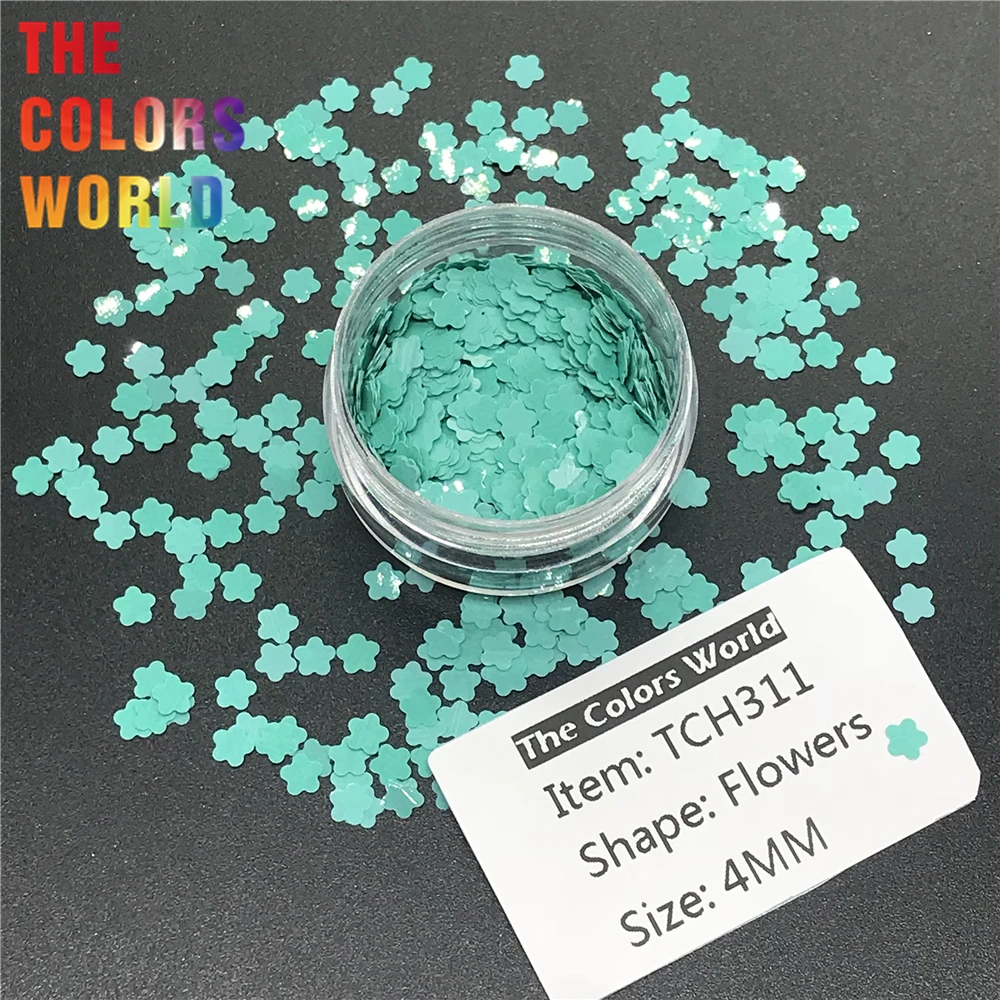 TCT-204 Solvent Resistant Matte Colors Flower Shape 4MM Nail Glitter Nail Art Decoration Nail Polish Makeup Handwork Crafts DIY
TCT-204 Solvent Resistant Matte Colors Flower Shape 4MM Nail Glitter Nail Art Decoration Nail Polish Makeup Handwork Crafts DIY