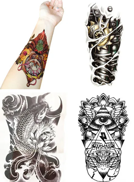 Save More! 4PCS/SET Hot Sale 19x12cm Combo Owl Robot Fish Eyes Temporary Tattoo Combo#5
Save More! 4PCS/SET Hot Sale 19x12cm Combo Owl Robot Fish Eyes Temporary Tattoo Combo#5