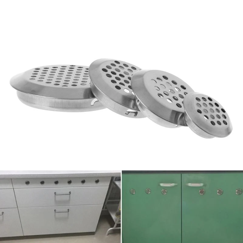 Air Vents Stainless Steel Round Vent Mesh Hole for Cabinet Bathroom Kitchen QJ888
Air Vents Stainless Steel Round Vent Mesh Hole for Cabinet Bathroom Kitchen QJ888