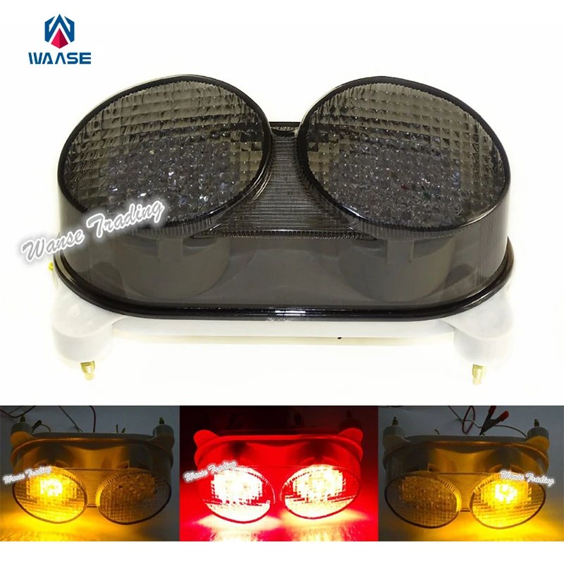 waase E-Marked Tail Brake Turn Signals Integrated Led Light Smoke For 1998 1999 2000 2001 2002 KAWASAKI Ninja ZX6R ZX-6R ZX600G
waase E-Marked Tail Brake Turn Signals Integrated Led Light Smoke For 1998 1999 2000 2001 2002 KAWASAKI Ninja ZX6R ZX-6R ZX600G