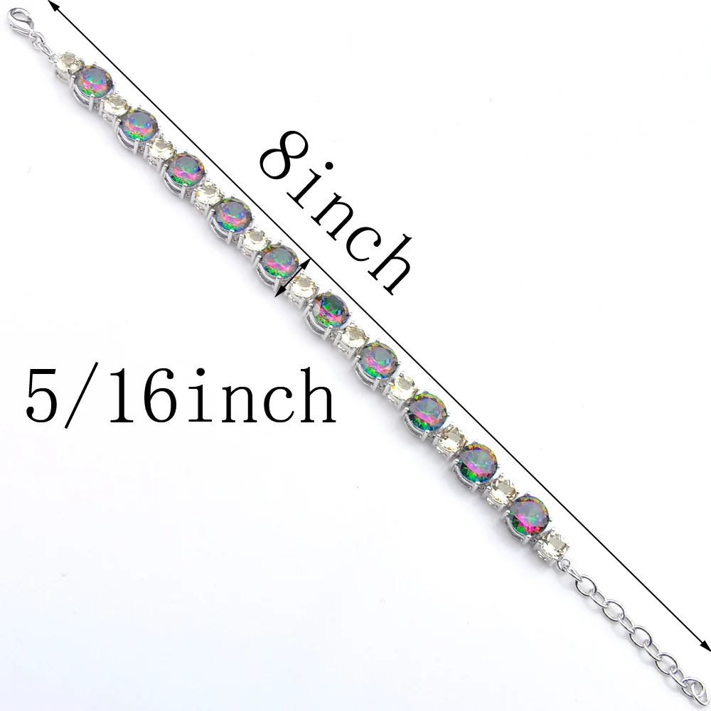 Particular Round Shaped Rainbow Yellow Crystal Stone Silver Chain Bracelets Russia Australia Wedding Bracelet Bangle
Particular Round Shaped Rainbow Yellow Crystal Stone Silver Chain Bracelets Russia Australia Wedding Bracelet Bangle