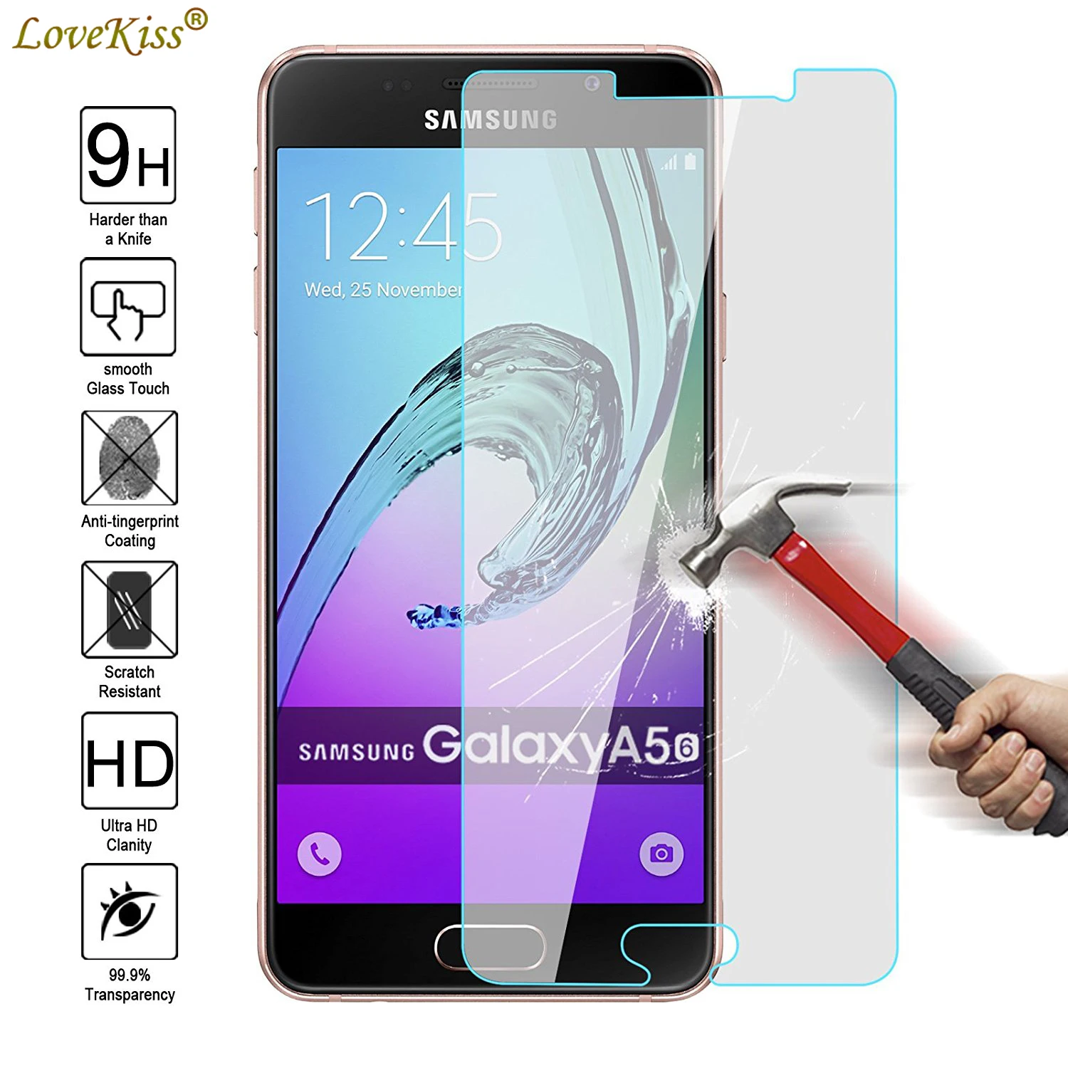 Для Samsung Galaxy A5 2016 A510F A510 защита экрана 9H Закаленное стекло пленка для SM защитный