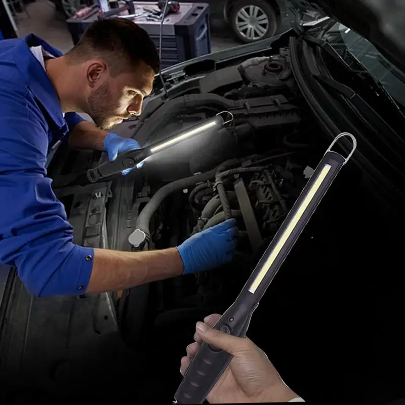 Rechargeable Torch High Brightness COB LED Work Light Inspection Light With Magnetic Band & Hook For Outdoor Car Repair Lighting
Rechargeable Torch High Brightness COB LED Work Light Inspection Light With Magnetic Band & Hook For Outdoor Car Repair Lighting