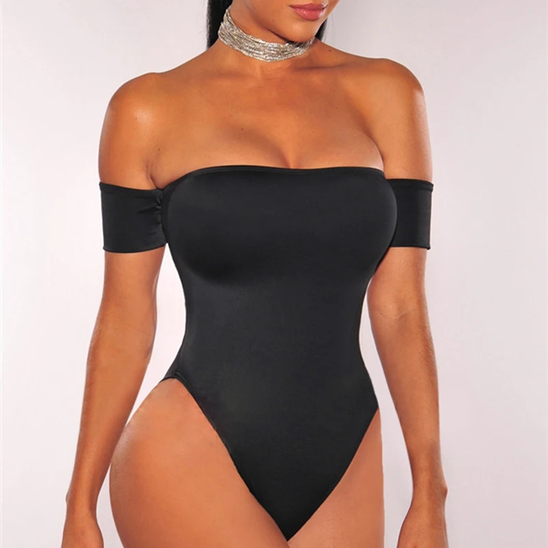 2020 Women Sexy Clubwear Bodysuits Tops Stretchy Bodycon Party Off The Shoulder Women Bodysuits Female Backless Lace-up Rompers
2020 Women Sexy Clubwear Bodysuits Tops Stretchy Bodycon Party Off The Shoulder Women Bodysuits Female Backless Lace-up Rompers