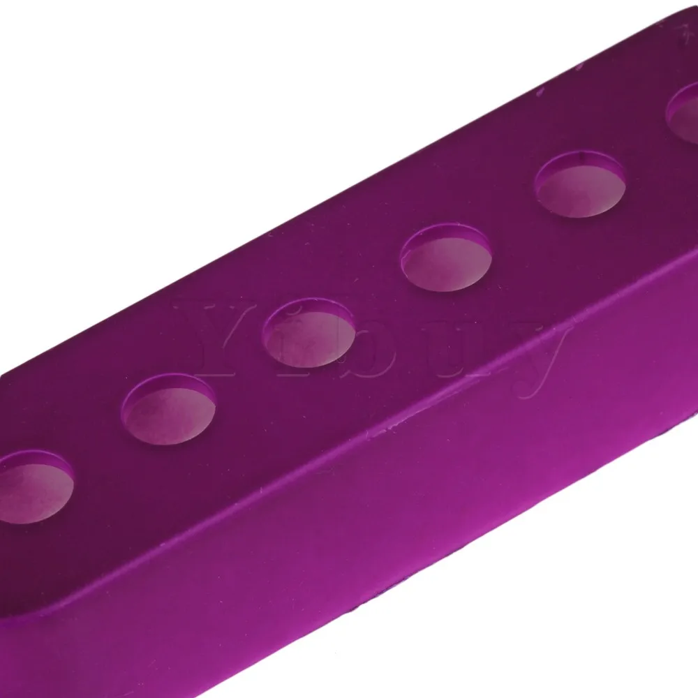 Yibuy Guitars 6 Hole Single Coil Pickup Cover & 1V2T Knob Switch Tip Set of 3 Purple
Yibuy Guitars 6 Hole Single Coil Pickup Cover & 1V2T Knob Switch Tip Set of 3 Purple