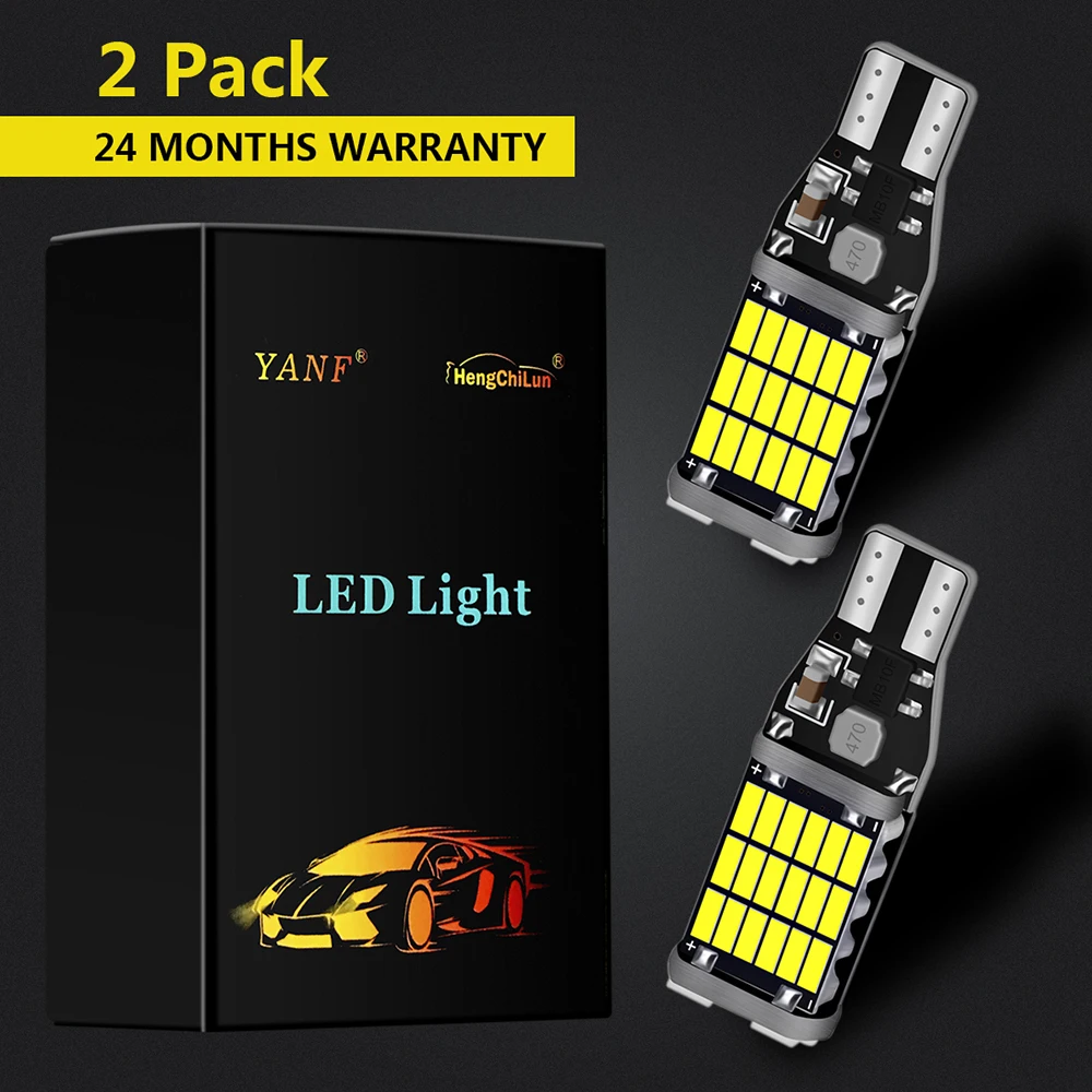 10pcs White T15 4014 45 SMD W16W Car Backup Rear Parking Lamp Reverse Light Car Tuning Reading Interior Lighting Bulb
10pcs White T15 4014 45 SMD W16W Car Backup Rear Parking Lamp Reverse Light Car Tuning Reading Interior Lighting Bulb