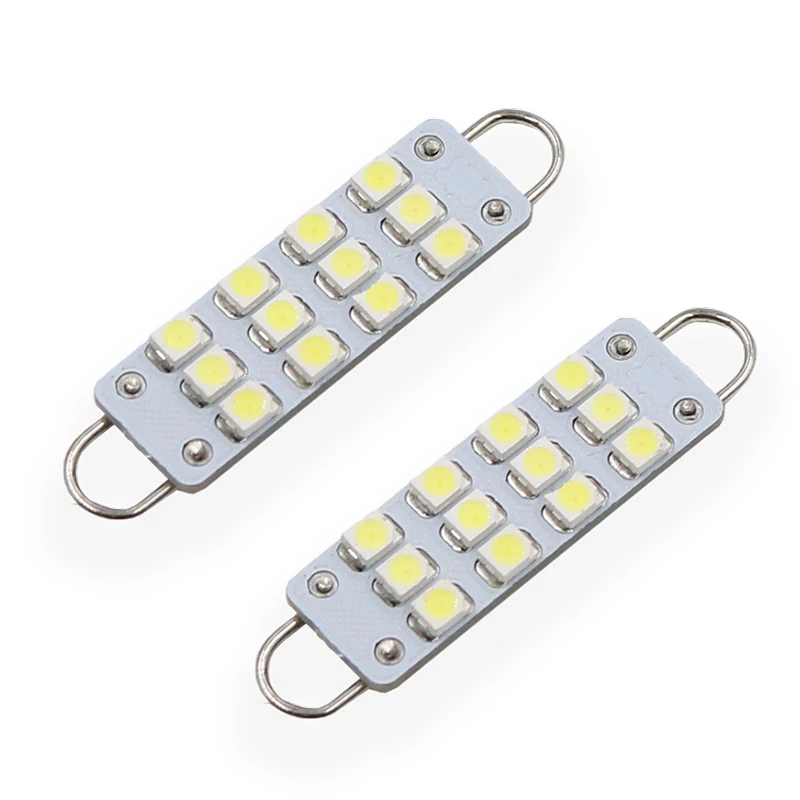 Фото 5 шт. гирлянда 44 мм 12 SMD 3528 светодиодные лампы с жесткой петлей 561 562 567 для