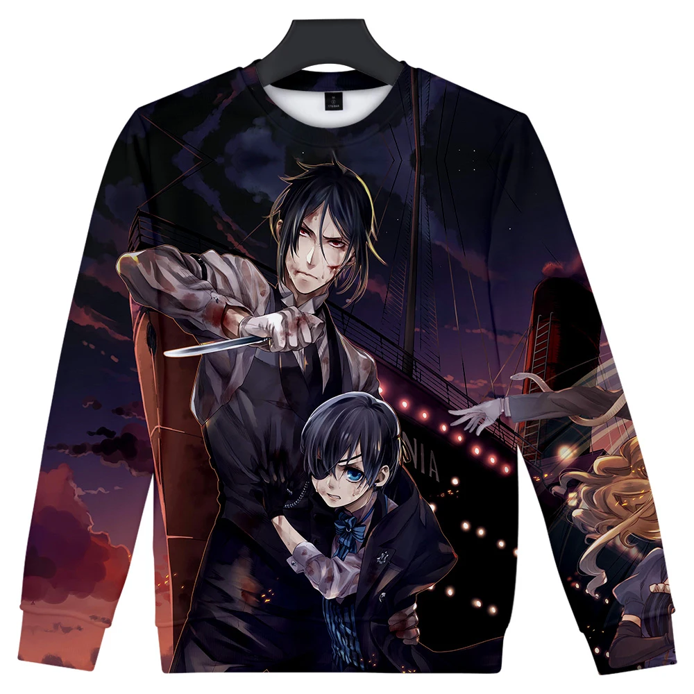 Black Butler 3D Printed O-Neck Sweatshirt Women/Men Harajuku Long Sleeve Sweatshirts 2019 Hot Sale Casual Streetwear Clothes
Black Butler 3D Printed O-Neck Sweatshirt Women/Men Harajuku Long Sleeve Sweatshirts 2019 Hot Sale Casual Streetwear Clothes