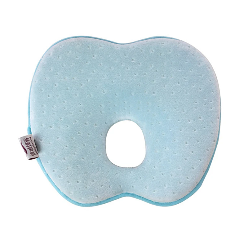 Memory Foam Baby Shaping Pillow Prevent Flat Head Apple Shaped Infant Bedding Nursing Anti Roll Sleep Positioner Pad | Мать и ребенок