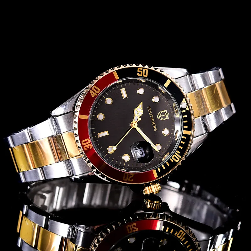 2020 SOUTHBERG Luxury Fashion Mens Watches Quartz Steel Top Brand Green Wrist Watch For Man relogio masculino Rolexable Watch
2020 SOUTHBERG Luxury Fashion Mens Watches Quartz Steel Top Brand Green Wrist Watch For Man relogio masculino Rolexable Watch