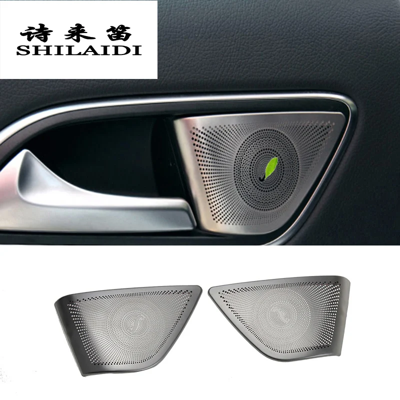 Car styling Car Audio Speaker Rear Door Loudspeaker Trim Cover For Mercedes Benz A GLA CLA Class W176 X156 C117 auto Accessories
Car styling Car Audio Speaker Rear Door Loudspeaker Trim Cover For Mercedes Benz A GLA CLA Class W176 X156 C117 auto Accessories