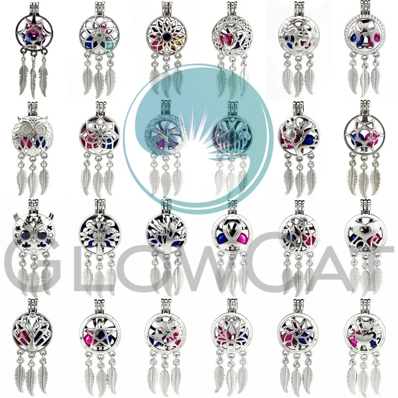 5Pcs Lucky Dream Catcher Pearl Locket Cage Charms Making Perfume Essential Oil Living Locket Women Necklaces Jewelry Diy
5Pcs Lucky Dream Catcher Pearl Locket Cage Charms Making Perfume Essential Oil Living Locket Women Necklaces Jewelry Diy