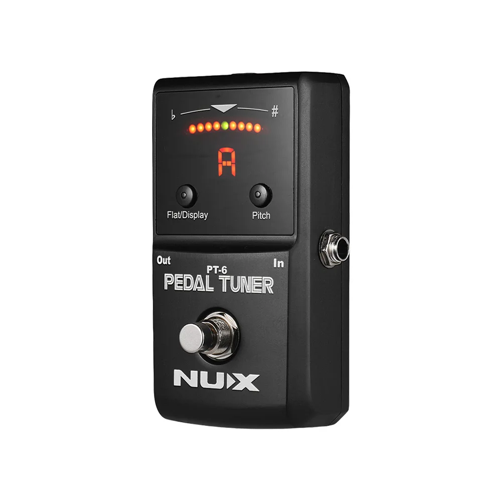 NUX PT-6 Guitar Pedal Tuner Chromatic Tuner Pedal Supports Flat & A4 Tuning LED Display Metal Shell Guitar Parts & Accessories
NUX PT-6 Guitar Pedal Tuner Chromatic Tuner Pedal Supports Flat & A4 Tuning LED Display Metal Shell Guitar Parts & Accessories