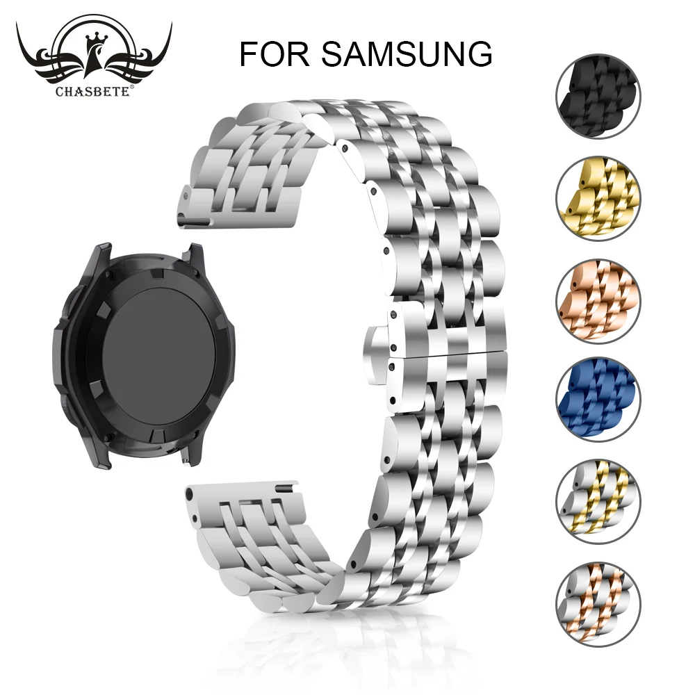 Stainless Steel Watchband 20mm 22mm for Samsung Galaxy Watch 42mm 46mm SM-R810/R800 Smart Watchband Quick Release Strap Blue
Stainless Steel Watchband 20mm 22mm for Samsung Galaxy Watch 42mm 46mm SM-R810/R800 Smart Watchband Quick Release Strap Blue