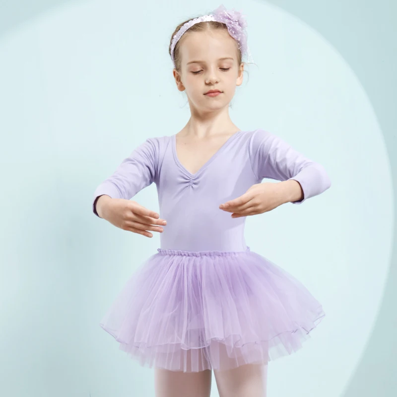 Combed Cotton Ballet Dress Tutu Ballet Danse for Girls Kids Children High Quality Long Sleeves Tulle Dance
Combed Cotton Ballet Dress Tutu Ballet Danse for Girls Kids Children High Quality Long Sleeves Tulle Dance