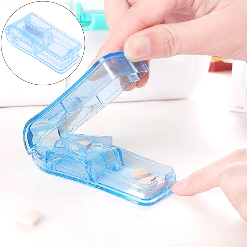 1PC Blue Pill Cutter Box Portable Convenient Storage Box Tablet Cutter Splitter Medicine Pill Holder Pill Cutter Pill Case
1PC Blue Pill Cutter Box Portable Convenient Storage Box Tablet Cutter Splitter Medicine Pill Holder Pill Cutter Pill Case