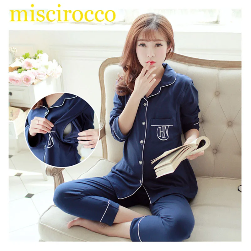 Cotton Maternity Sleepwear Pregnant Women Pajamas Nursing Breast Wear Lactation Clothing For Feeding Nursing Clothes Nightgown
Cotton Maternity Sleepwear Pregnant Women Pajamas Nursing Breast Wear Lactation Clothing For Feeding Nursing Clothes Nightgown