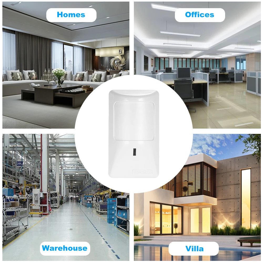 Anti-Pet PIR Motion Sensor Wired Alarm Dual Infrared Detector Pet Immune For Home Burglar Security Alarm System
Anti-Pet PIR Motion Sensor Wired Alarm Dual Infrared Detector Pet Immune For Home Burglar Security Alarm System