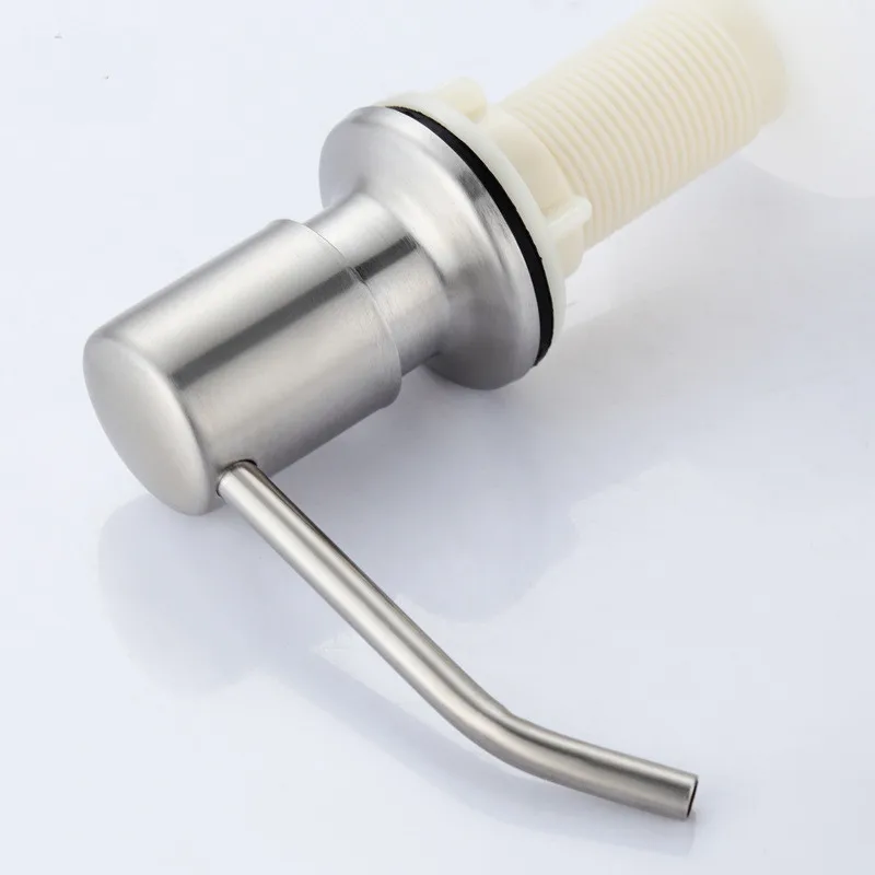 Free shipping brushed 304 stainless steel head hand soap dispenser Big capacity 350ml liquid kitchen sink soap dispenser
Free shipping brushed 304 stainless steel head hand soap dispenser Big capacity 350ml liquid kitchen sink soap dispenser