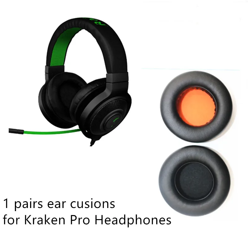 Linhuipad сменные амбушюры для Razer Kraken Pro игровые наушники эластичные губки Белковая