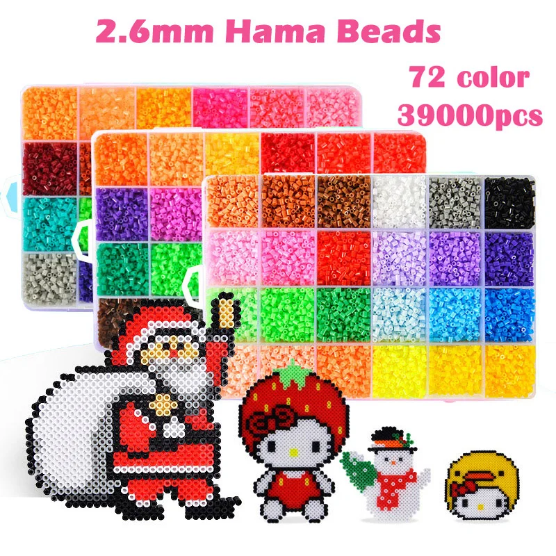 72 цветные бусины Perler 39000 шт. в коробке, набор бусин Hama 2,6 мм для детей, развивающая головоломка, игрушки «сделай сам», бусины-предохранители, пегборд
72 цветные бусины Perler 39000 шт. в коробке, набор бусин Hama 2,6 мм для детей, развивающая головоломка, игрушки «сделай сам», бусины-предохранители, пегборд