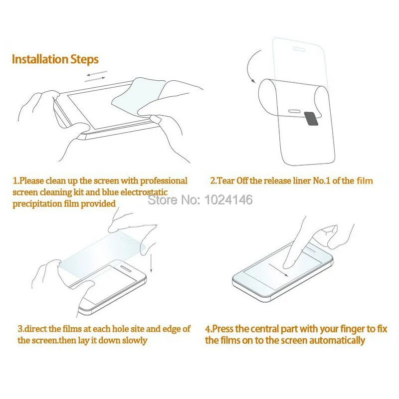 For Lenovo A6600 A 6600 5.0" Clear Tempered Glass Screen Protector Ultra Thin Explosion-proof Protective Film + Cleaning Kit | Мобильные
