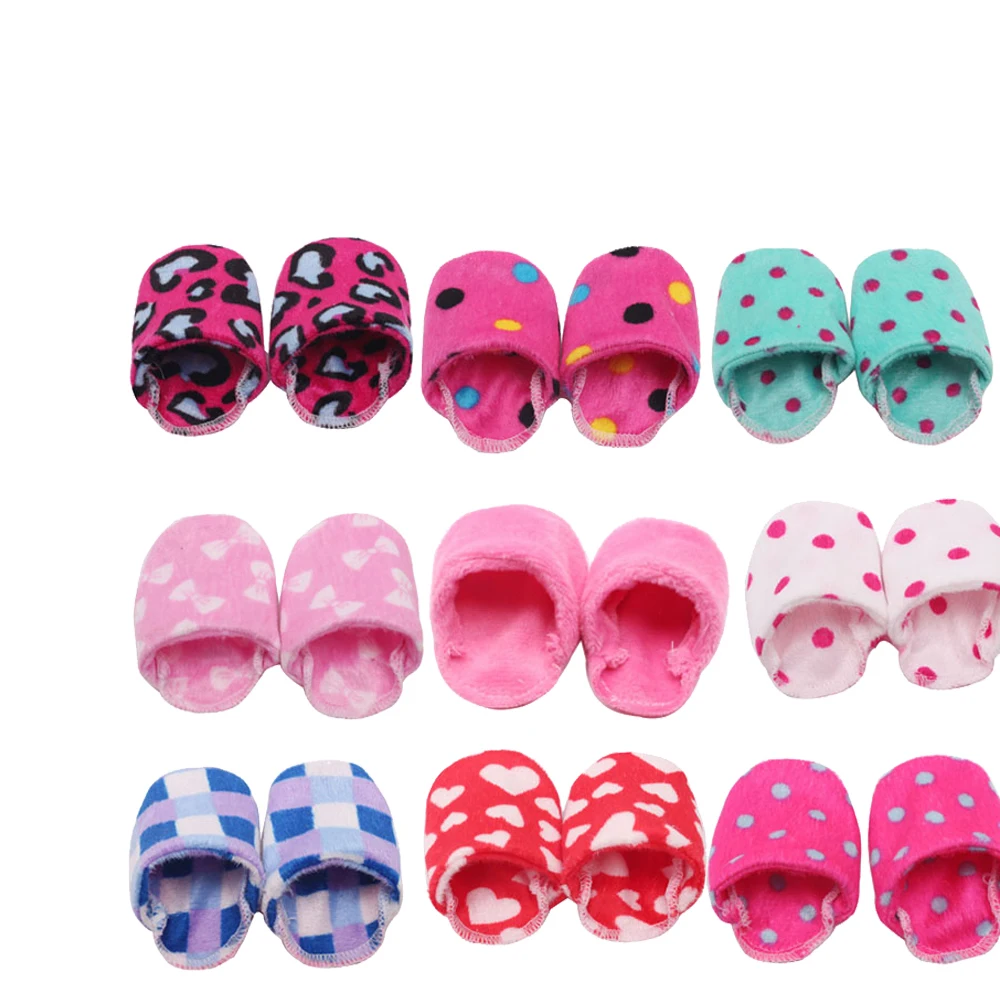 18 inch Girls doll shoes Winter woolen slippers Casual shoe American newborn accessories Baby toys fit 43 cm baby dolls s129
18 inch Girls doll shoes Winter woolen slippers Casual shoe American newborn accessories Baby toys fit 43 cm baby dolls s129