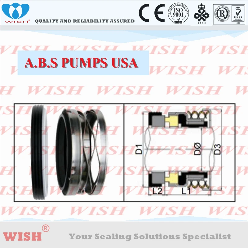 Type 1577 ABS "AFP" series submersible pumps Vulcan type 1577 elastomer diaphragm seals
Type 1577 ABS "AFP" series submersible pumps Vulcan type 1577 elastomer diaphragm seals