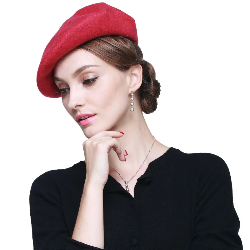 Adult Fedora Wool Hat Women Winter Woolen Cap Lady Classic Felt Wedding Hat Church Fedora Retro Cap Casual Painter Hat B-7334
Adult Fedora Wool Hat Women Winter Woolen Cap Lady Classic Felt Wedding Hat Church Fedora Retro Cap Casual Painter Hat B-7334